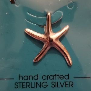 Sterling Silver Starfish Pendant